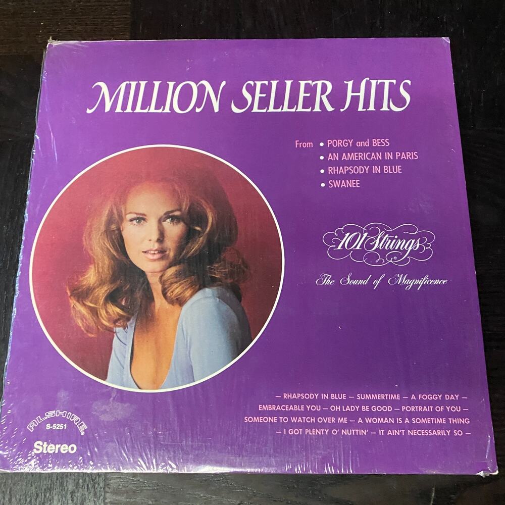 1972 101 Strings Million Seller Hits Porgy & Bess Swanee Vinyl LP Record